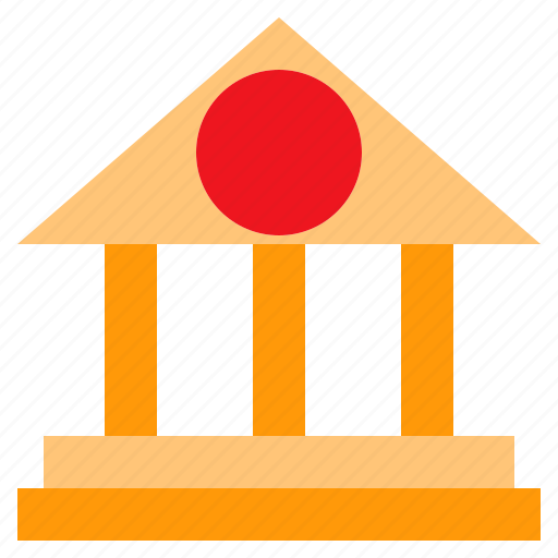 Bank, finance, buildings, columns icon - Download on Iconfinder