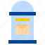 mail, box, letter, letterbox, communication 