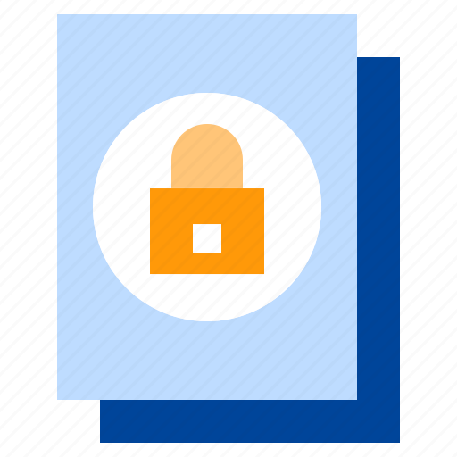 Secret, file, confidental, privacy, access, confidentiality, protected icon - Download on Iconfinder