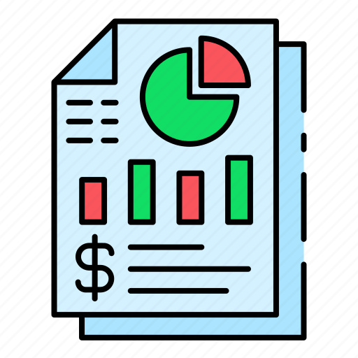 Financial, financial report, business and finance, report, profit, profit report, file icon - Download on Iconfinder