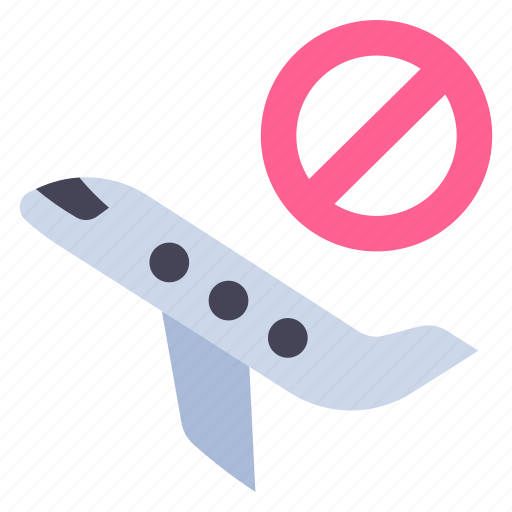 Airport, cancelled, coronavirus, covid, flight, plane, travel icon - Download on Iconfinder