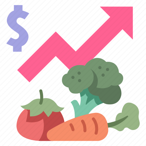 Diet, economic, food, healthy, money, price, rising icon - Download on Iconfinder