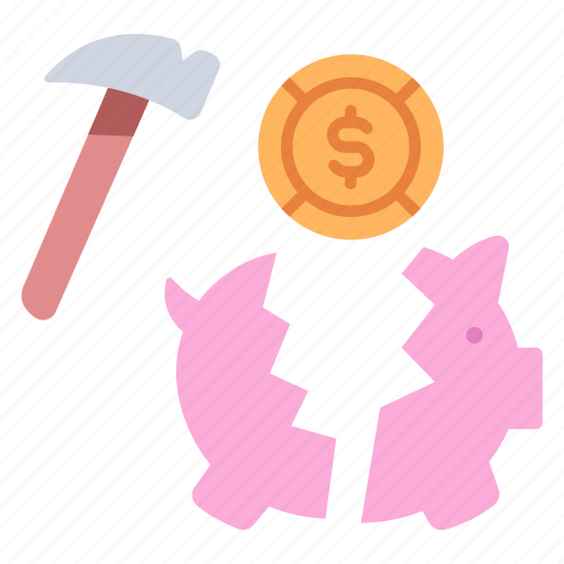 Bank, coin, economy, finance, piggy, save, savings icon - Download on Iconfinder
