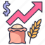crisis, economy, food, grain, price, rising, wheat 