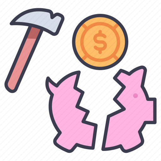 Bank, coin, economy, finance, piggy, save, savings icon - Download on Iconfinder