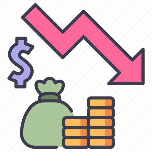Business, crisis, down, economy, financial, market, recession icon - Download on Iconfinder