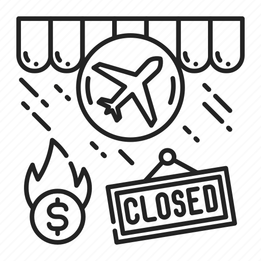 Agency, bankruptcy, business, closing, crisis, economic, travel icon - Download on Iconfinder