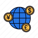 currency, global, exchange rate, global economy, business and finance, money exchange, foreign, money currency, international