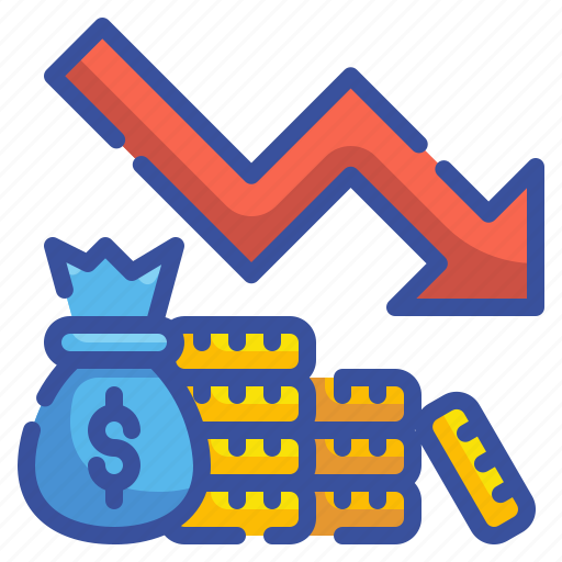 Business, crisis, down, economic, financial, money, recession icon - Download on Iconfinder