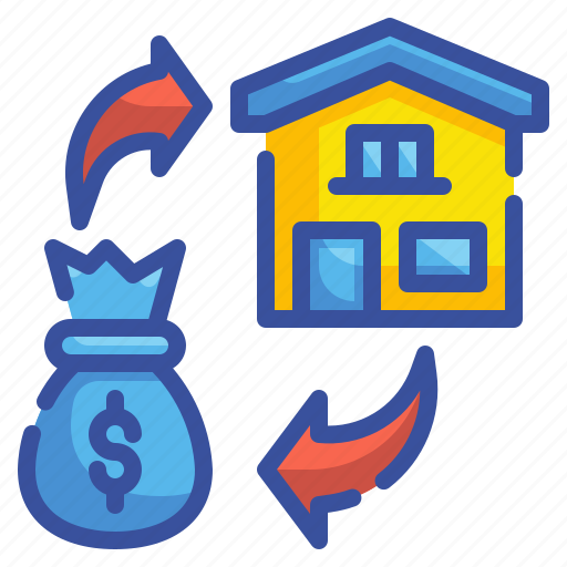 Asset, bank, business, exchange, financial, mortgage, refinancing icon - Download on Iconfinder