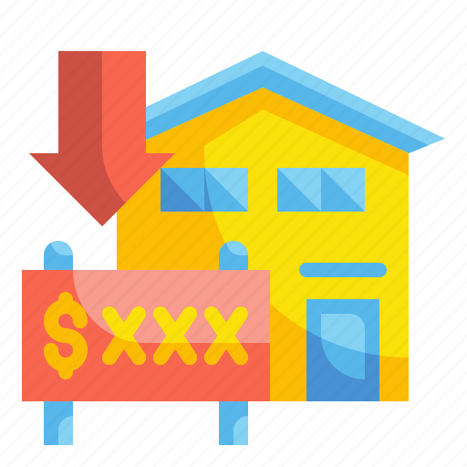 Estate, financial, home, house, money, sale, sell icon - Download on Iconfinder