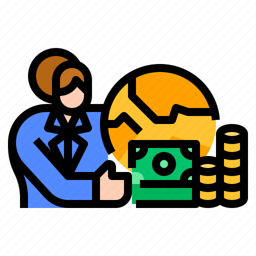Accounting, businesswoman, financial, income, national icon - Download on Iconfinder