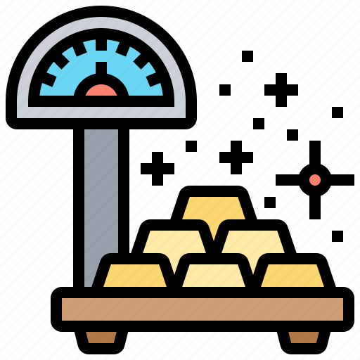 Bars, gold, standard, treasure, weigh icon - Download on Iconfinder