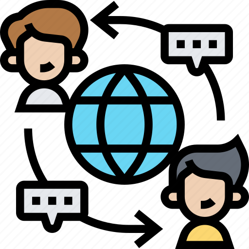Globalization, international, trade, communication, connection icon - Download on Iconfinder
