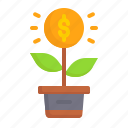investment, invest, money, growth, bank, plant