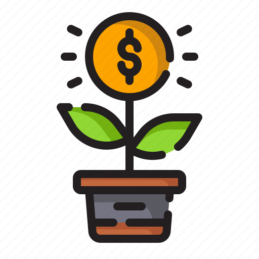 Investment, invest, money, growth, finance, bank, plant icon - Download on Iconfinder