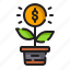 investment, invest, money, growth, finance, bank, plant 