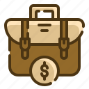 briefcase, bag, portfolio, suitcase, travel, business, money