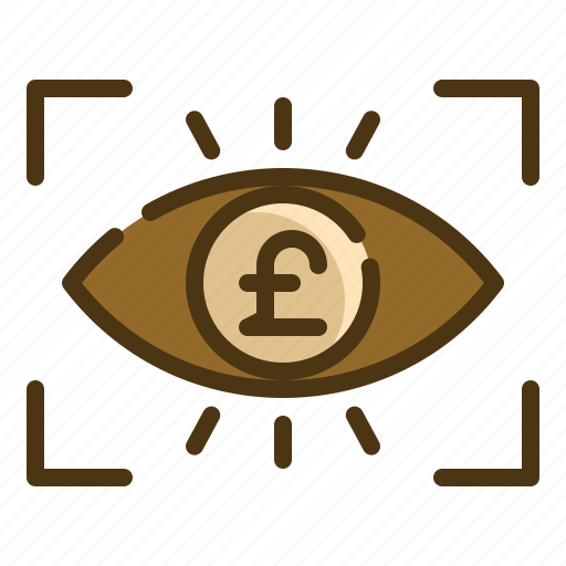Vision, finance, view, dollar, lira, marketing, eye icon - Download on Iconfinder