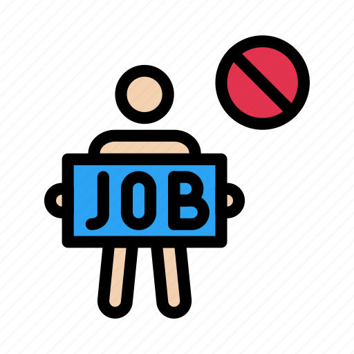 Job, economy, covid, find, down icon - Download on Iconfinder