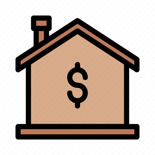 Dollar, house, banking, money, currency icon - Download on Iconfinder