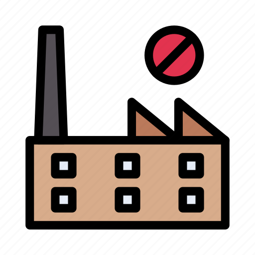 Factory, building, economy, covid, industrial icon - Download on Iconfinder