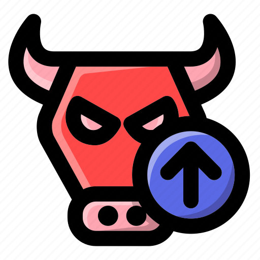 Bull, bull market, economy, investment, stock, stock market, trend icon - Download on Iconfinder