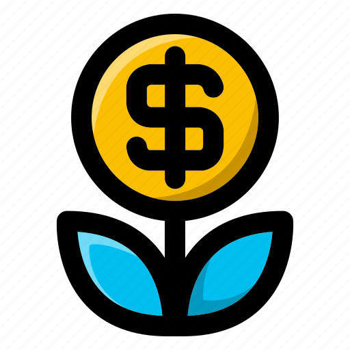 Business, currency, economy, growth, investment, money, plant icon - Download on Iconfinder