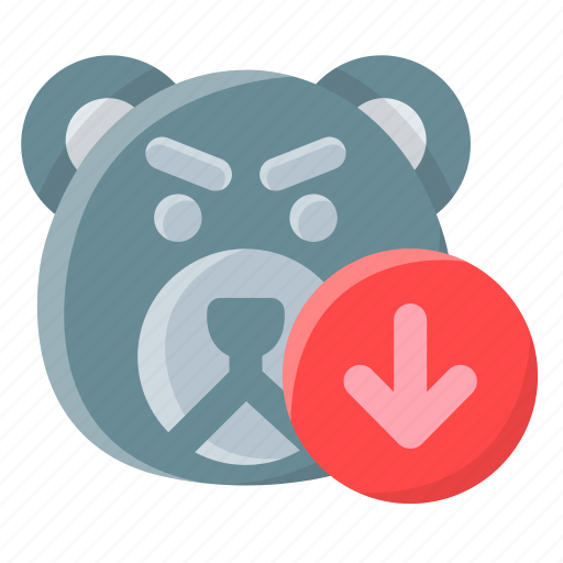 Bear, bear market, economy, investment, stock, stock market, trend icon - Download on Iconfinder
