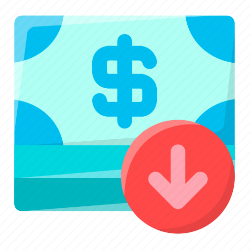 Bankruptcy, crisis, decrease, economy, loss, money, money loss icon - Download on Iconfinder