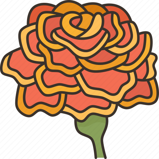 Marigold, flower, blossom, plant, botanical icon - Download on Iconfinder