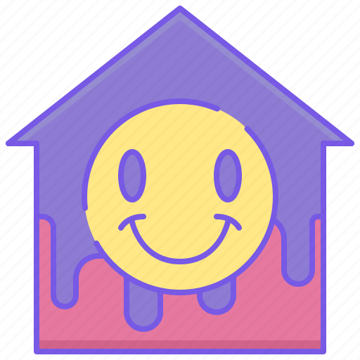 Acid House Music Smiley Face Icon Download On Iconfinder