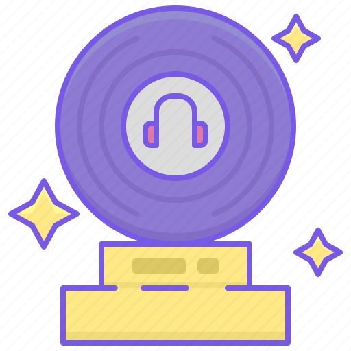 Award, dj, record, trophy icon - Download on Iconfinder