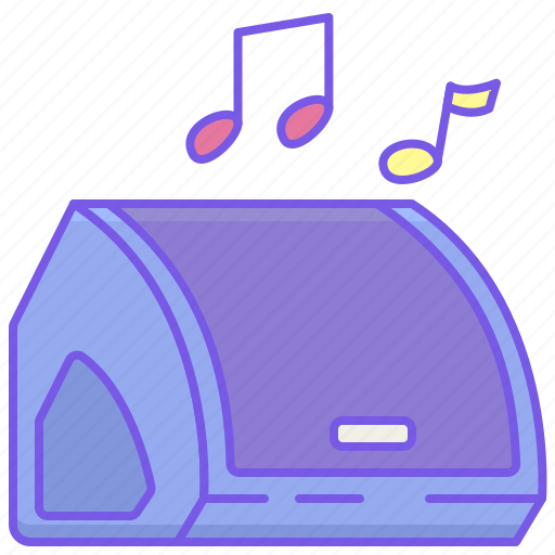 Foldback, loudspeaker, music, speaker icon - Download on Iconfinder