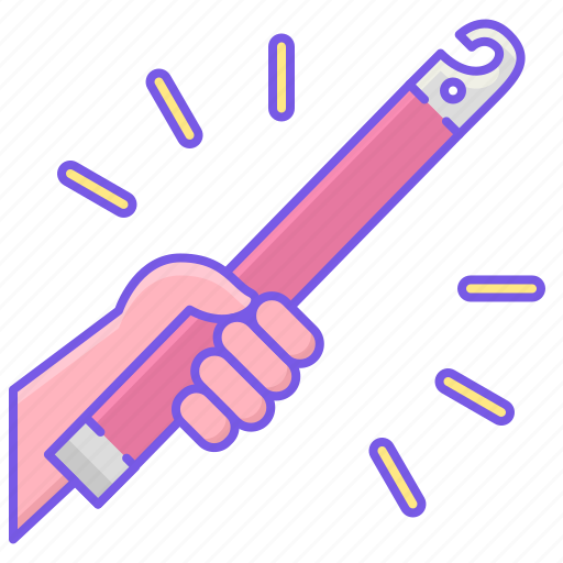 Glow, hand, party, sticks icon - Download on Iconfinder