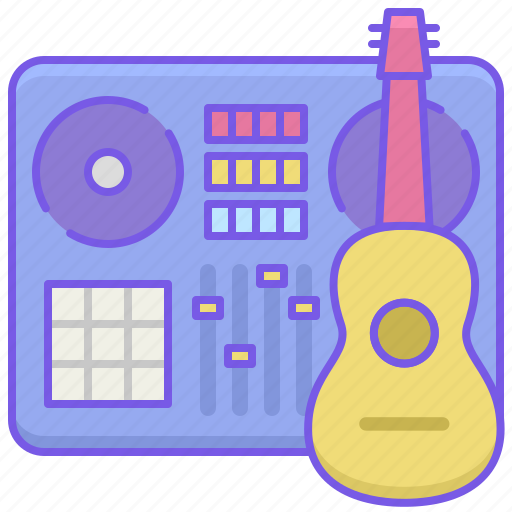 Guitar, live, mixer, set icon - Download on Iconfinder