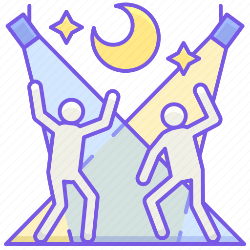 Dancing, moon, music, rage icon - Download on Iconfinder