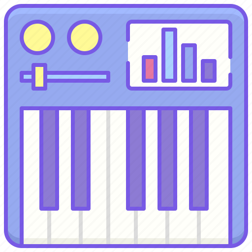Dj, keyboard, music, techno icon - Download on Iconfinder