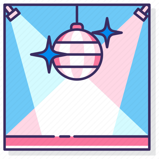 Club, dance, disco ball, floor icon - Download on Iconfinder
