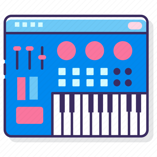 Keyboard, midi, mixer, synthesizer icon - Download on Iconfinder
