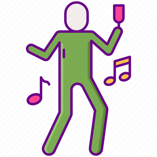 Rage, dance, music, party icon - Download on Iconfinder