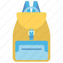 backpack, bag, baggage, sackpack, travel bag