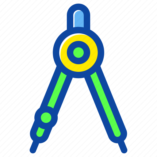 Compass, education, math, school, learning, study icon - Download on Iconfinder