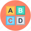 abc block, alphabet blocks, basic english, early education, kindergarten 
