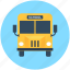 autobus, bus, school bus, transport, vehicle 