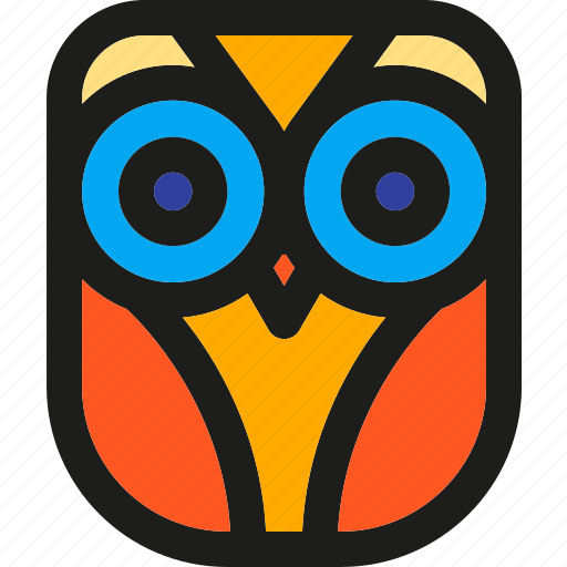 Owl, bird, face, halloween, horror, wisdom, wise icon - Download on Iconfinder