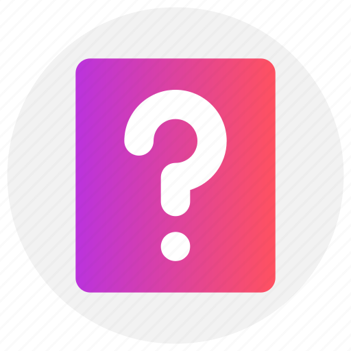 Education, paper, question mark, unchecked icon - Download on Iconfinder