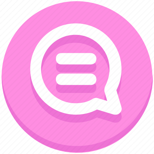 Bubble, chat, education, message, online, talk icon - Download on Iconfinder