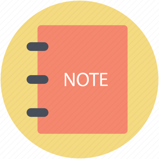 Notebook, notepad, notes, scratch pad, writing pad icon - Download on Iconfinder