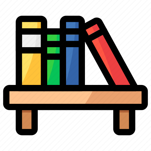 Library, books, bookshelf, book, reading icon - Download on Iconfinder